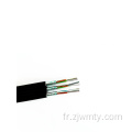 Câble de fibre optique bon marché de fabrication professionnelle à 4 noyaux